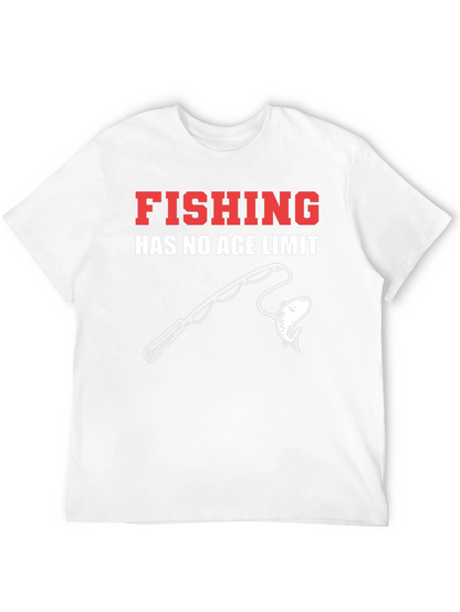 Fishing Has No Age Limit Black T-Shirt