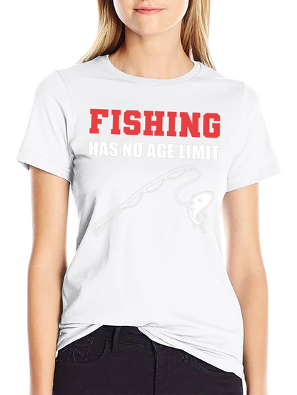 Fishing Has No Age Limit Black T-Shirt