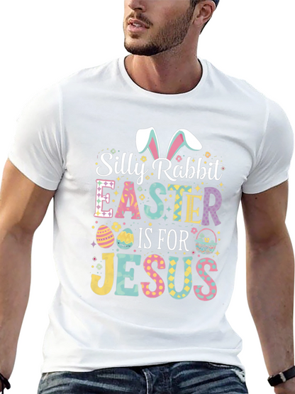 Silly Rabbit Easter Jesus Graphic T-Shirt