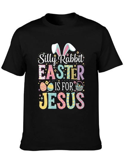 Silly Rabbit Easter Jesus Graphic T-Shirt