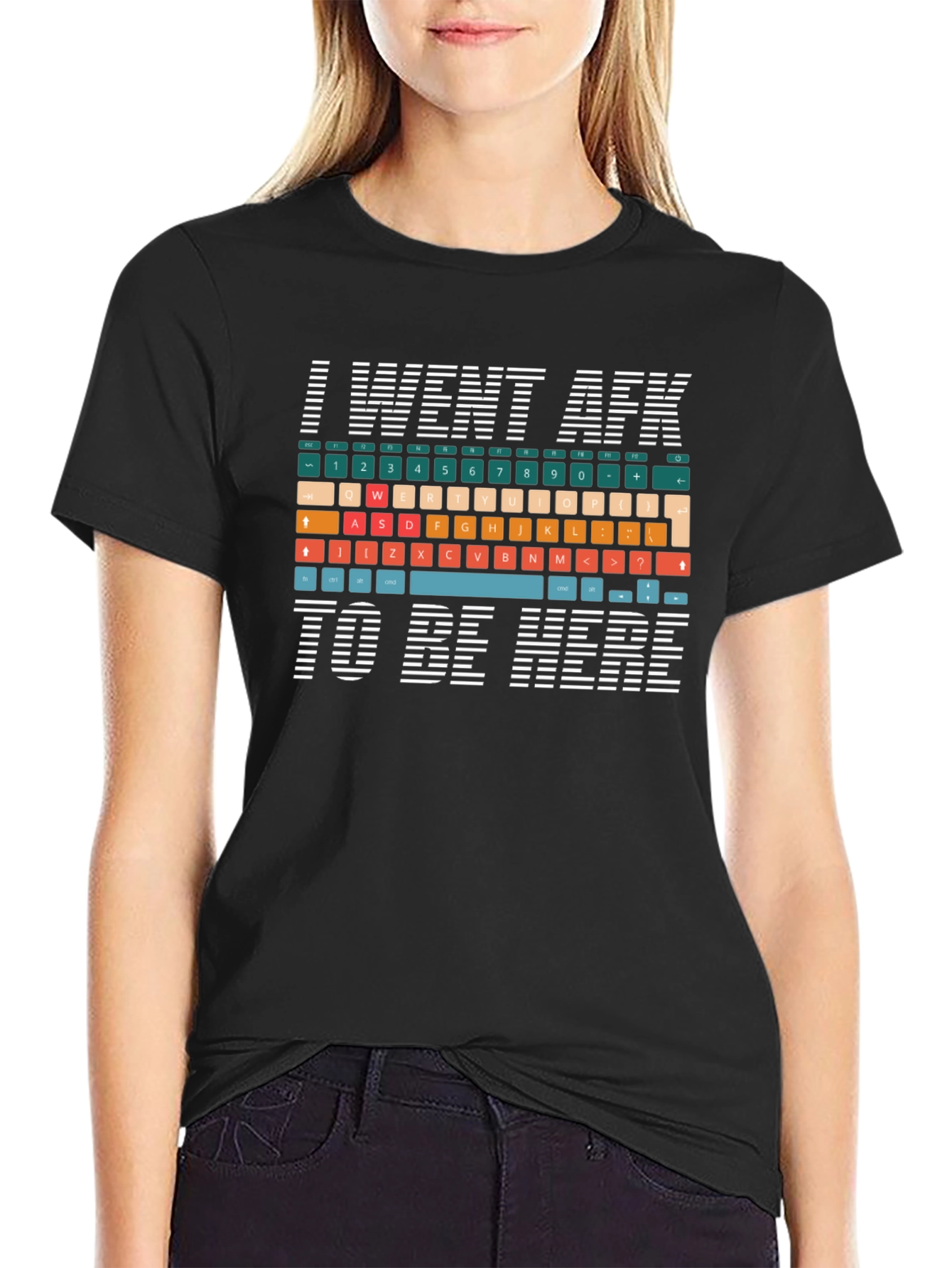 I Went AFK Keyboard T-Shirt