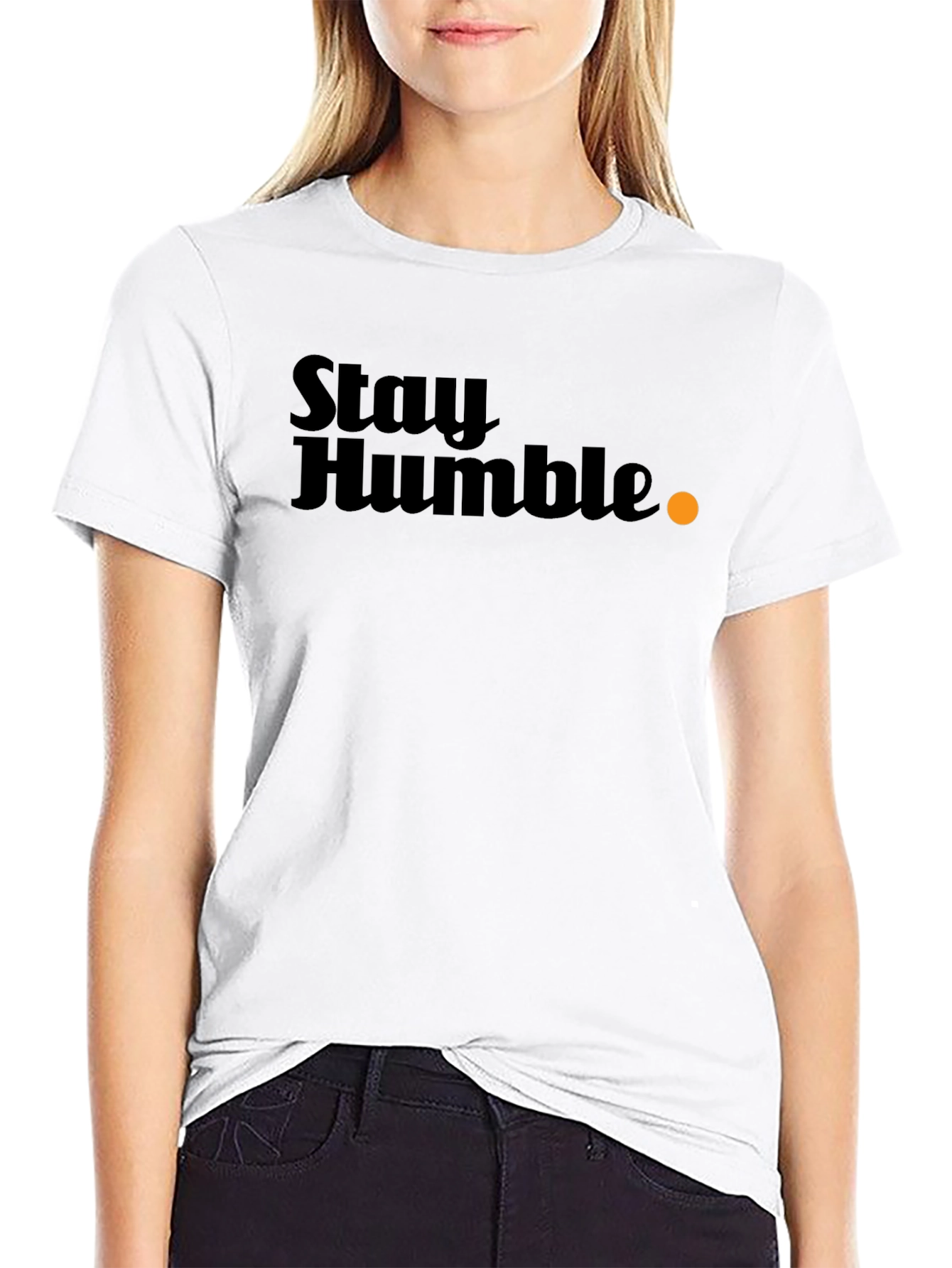 Stay Humble Graphic T-Shirt - Black