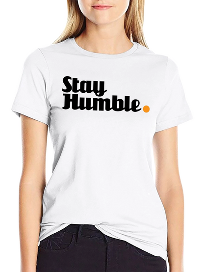 Stay Humble Graphic T-Shirt - Black