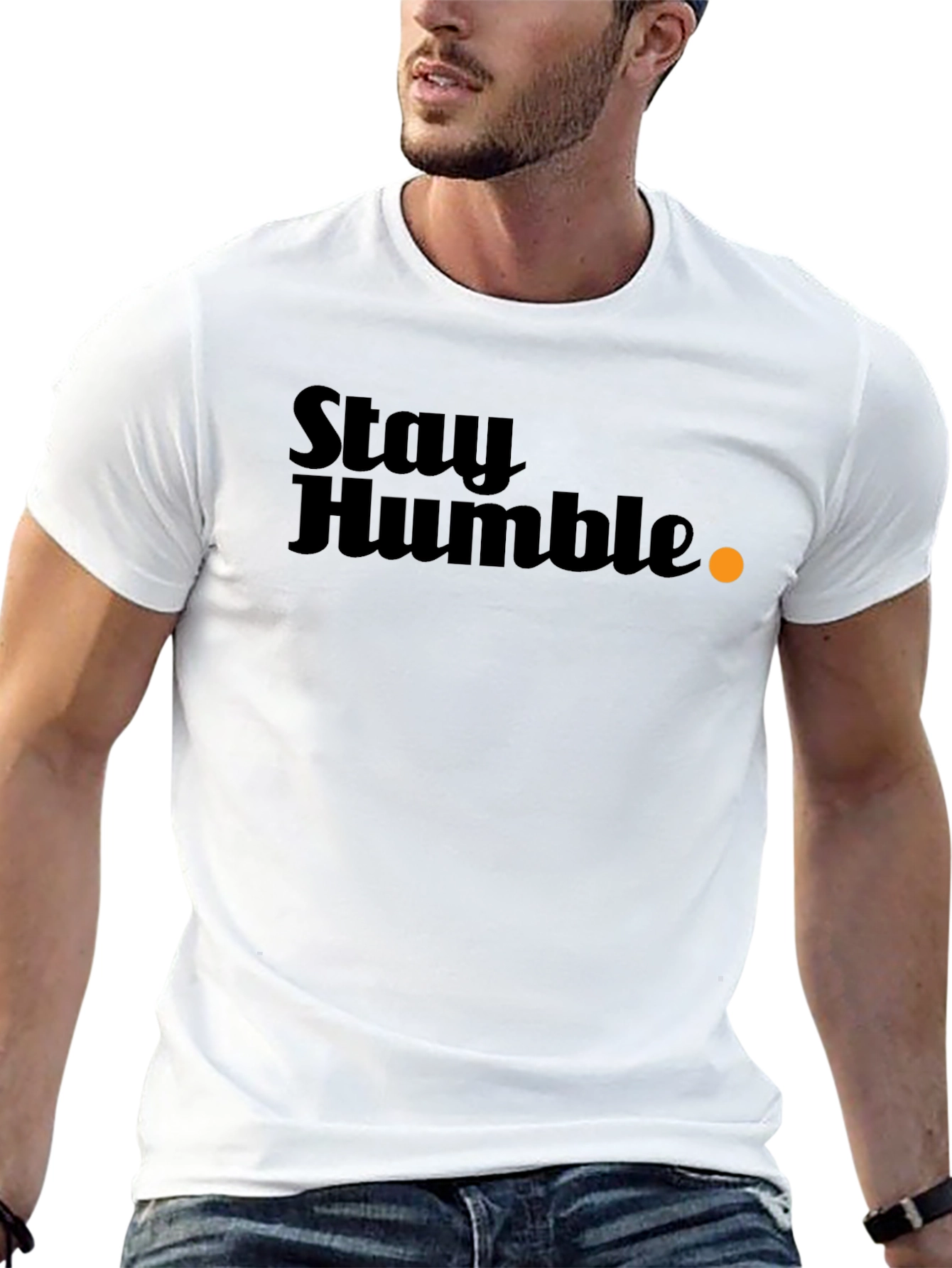 Stay Humble Graphic T-Shirt - Black