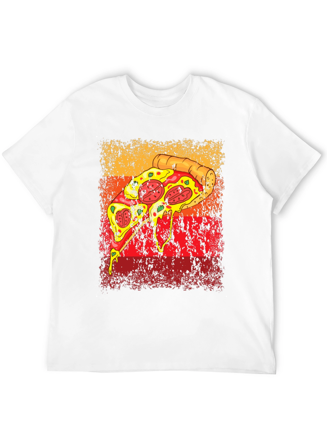 Pizza Graphic Tee - Retro Style