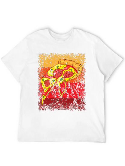 Pizza Graphic Tee - Retro Style