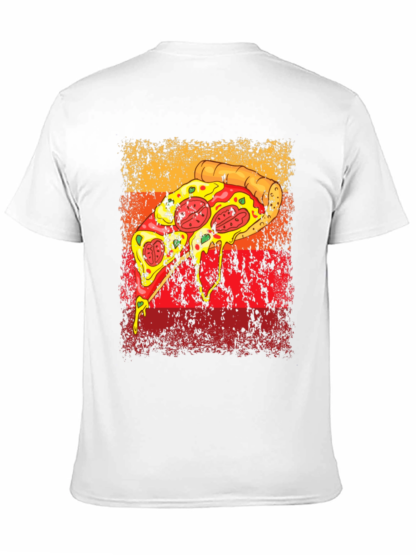 Pizza Graphic Tee - Retro Style