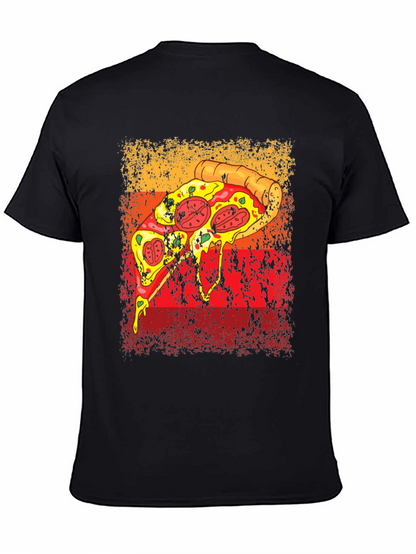 Pizza Graphic Tee - Retro Style
