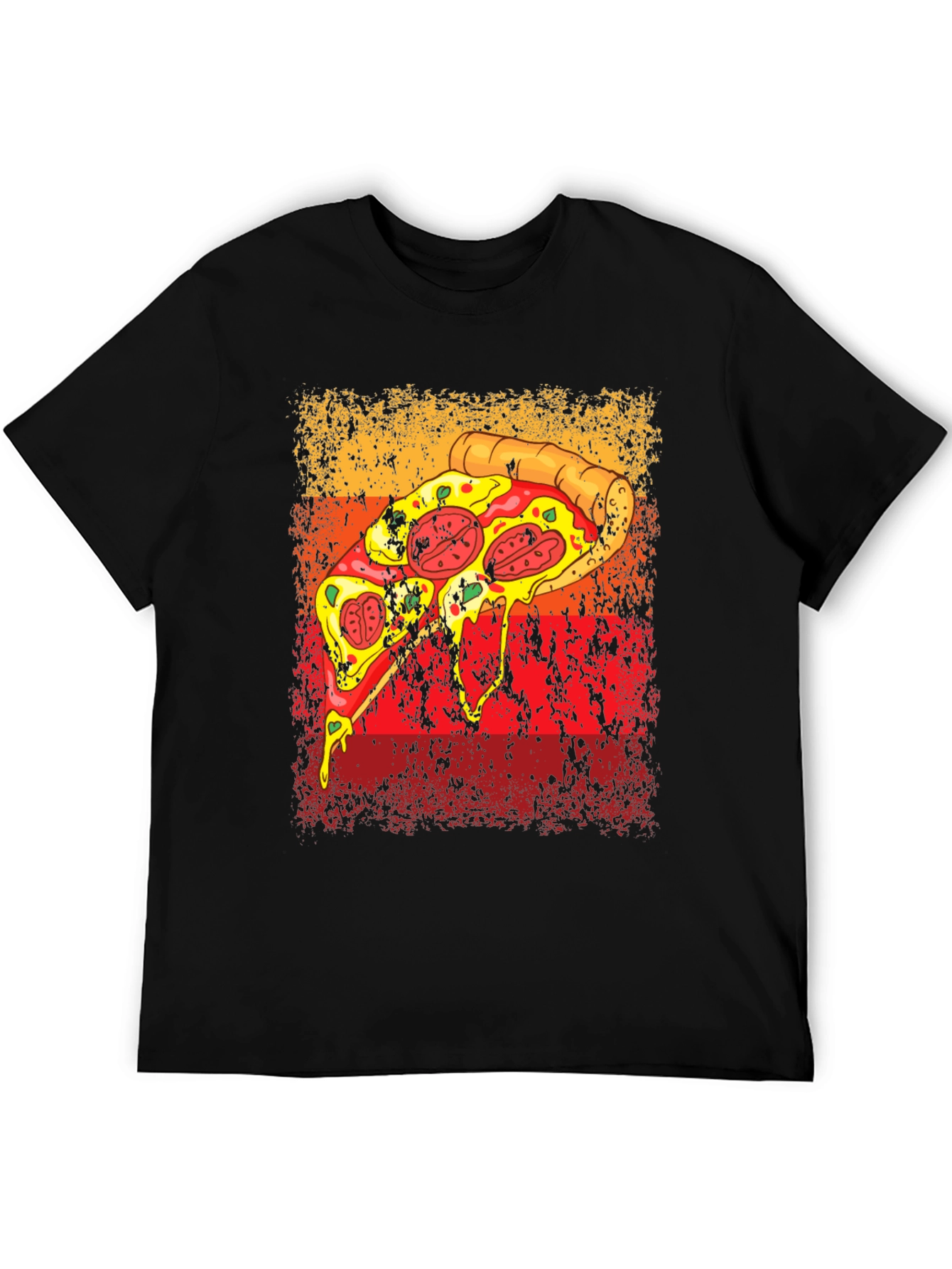Pizza Graphic Tee - Retro Style
