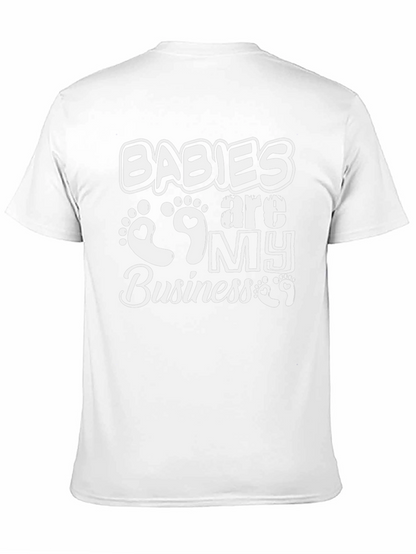 Babies are My Business Black Graphic Tee