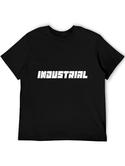 Industrial Graphic Print Mens T-Shirt