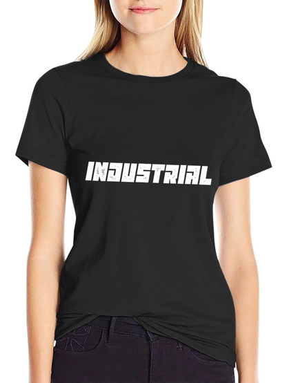 Industrial Graphic Print Mens T-Shirt
