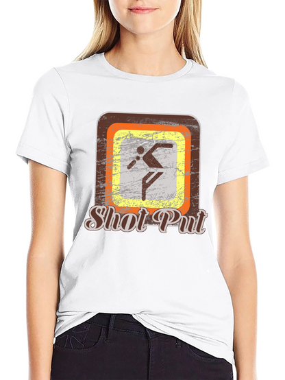 Shot Put Graphic T-Shirt for Athletes