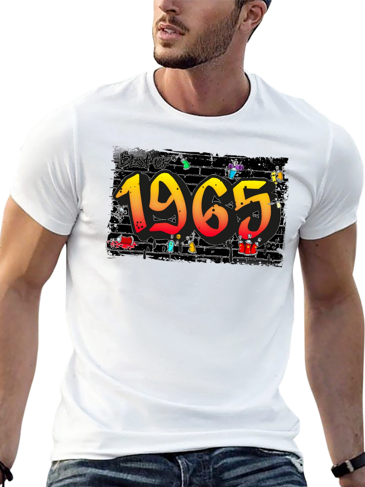 Best of 1965 Graphic Black T-Shirt