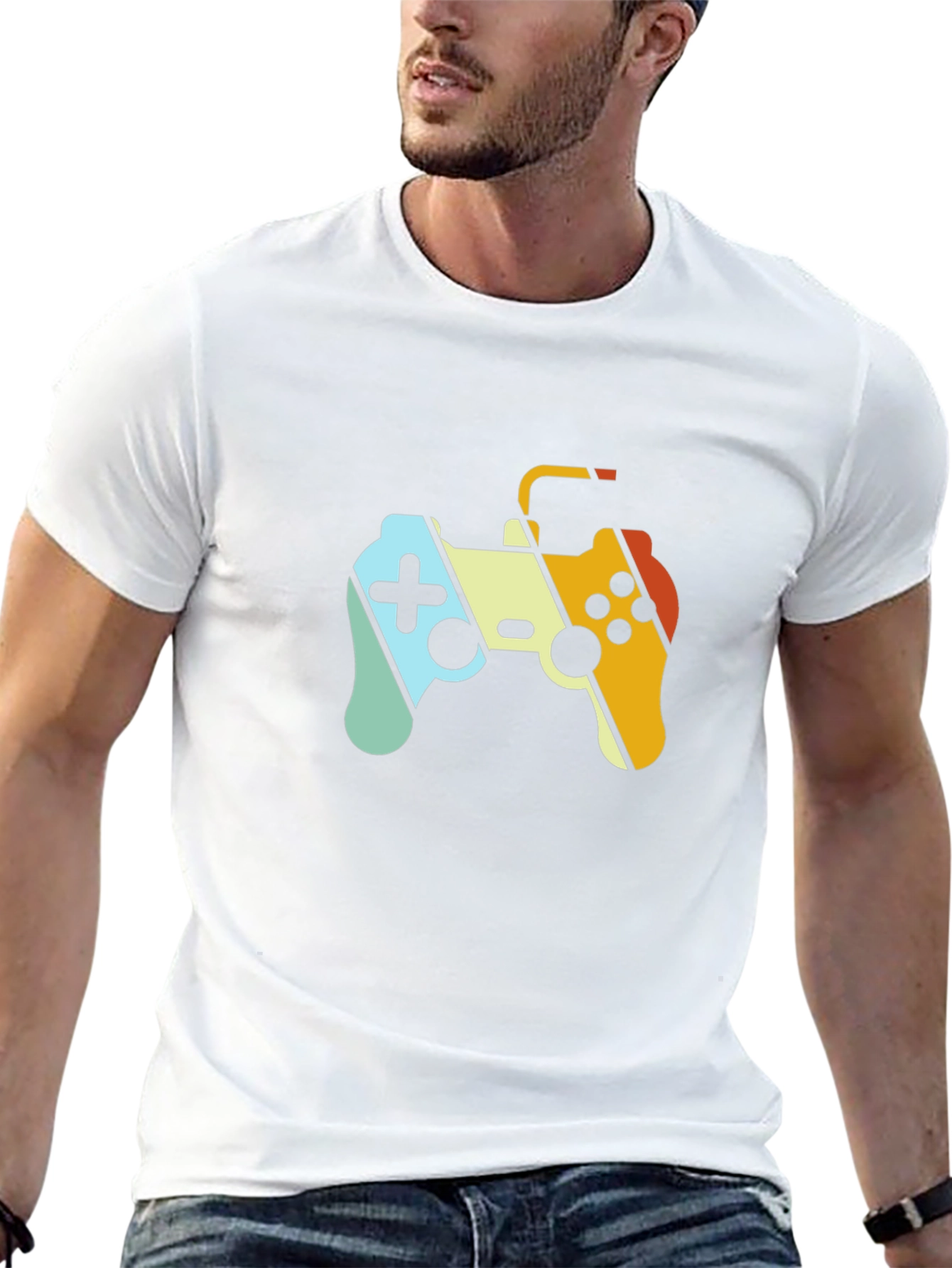 Retro Gaming Controller T-Shirt - Black