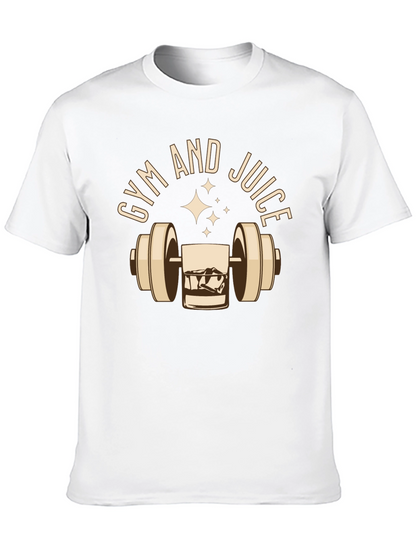 Gym and Juice Graphic Tee - Black