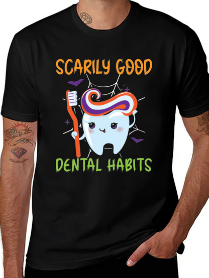 Scarily Good Dental Habits Graphic Tee