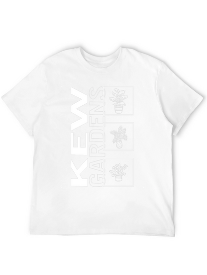 Kew Gardens Plant Graphic Black T-Shirt