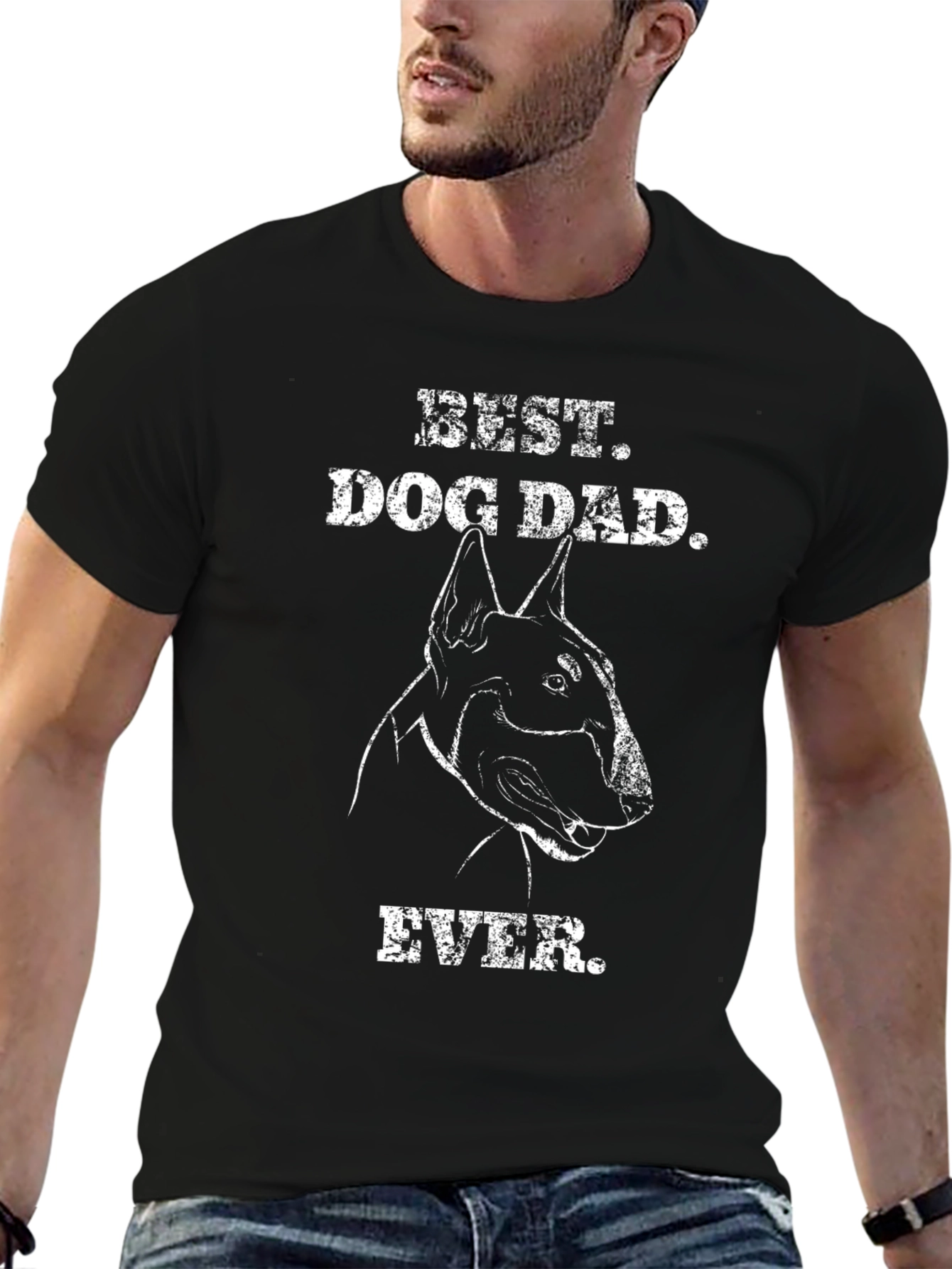 Best Dog Dad Ever Graphic Tee