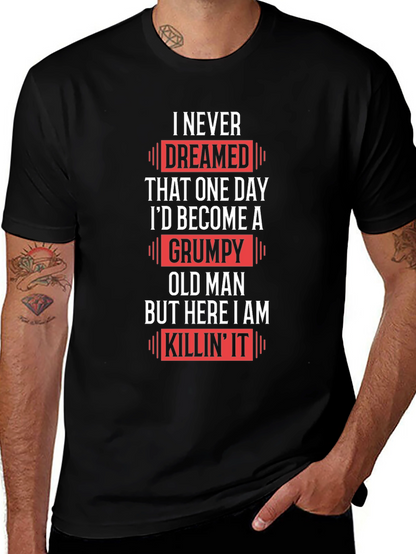 Grumpy Old Man T-Shirt - Funny Novelty Tee
