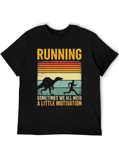Running Dinosaur T-Shirt: Motivation Guaranteed!