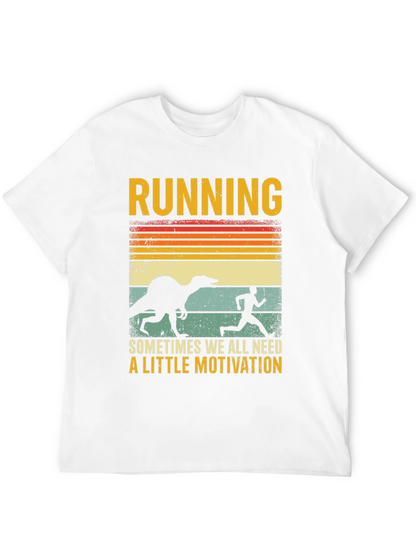 Running Dinosaur T-Shirt: Motivation Guaranteed!