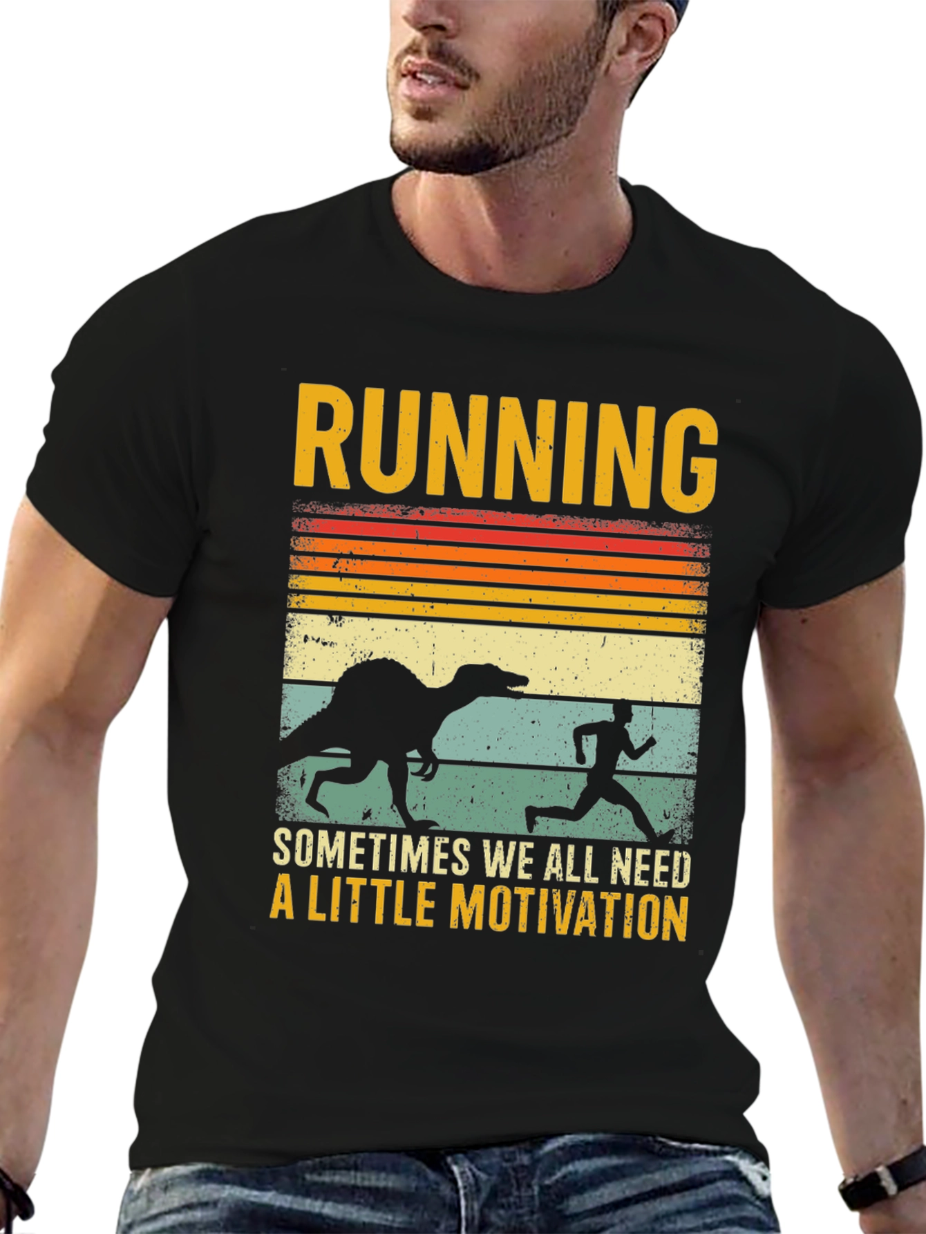 Running Dinosaur T-Shirt: Motivation Guaranteed!