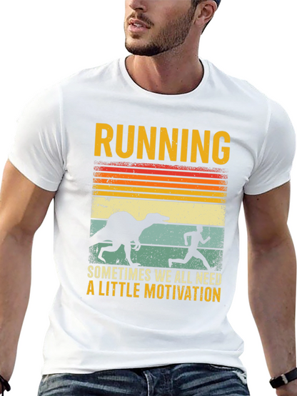 Running Dinosaur T-Shirt: Motivation Guaranteed!
