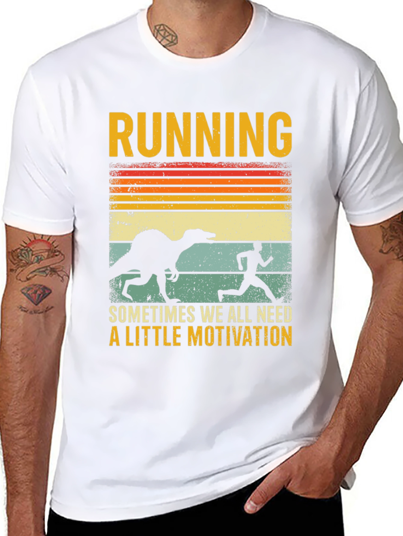 Running Dinosaur T-Shirt: Motivation Guaranteed!