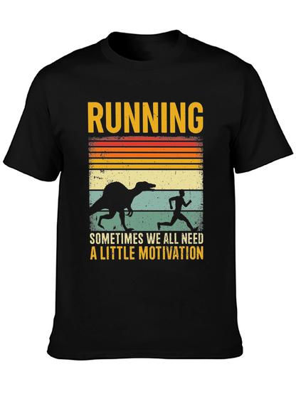 Running Dinosaur T-Shirt: Motivation Guaranteed!