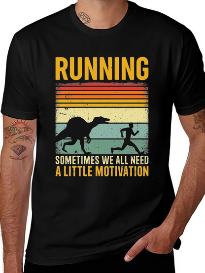 Running Dinosaur T-Shirt: Motivation Guaranteed!