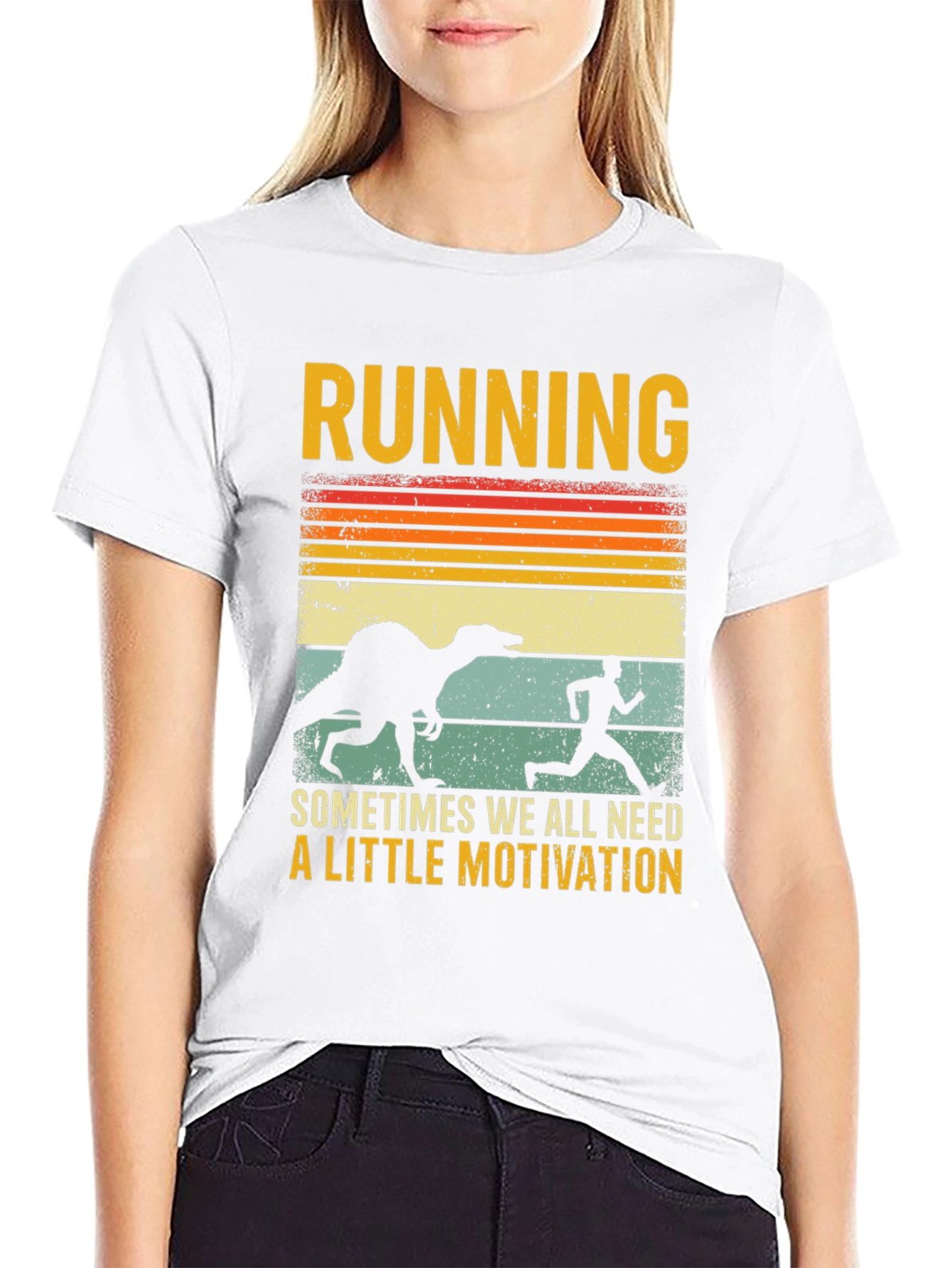 Running Dinosaur T-Shirt: Motivation Guaranteed!