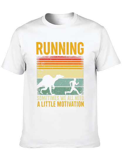 Running Dinosaur T-Shirt: Motivation Guaranteed!