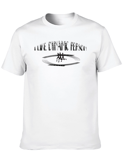 I Like Dynamic Person Black Graphic Tee