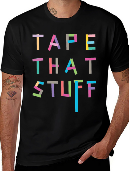 Tape That Stuff T-Shirt - Novelty Graphic Tee