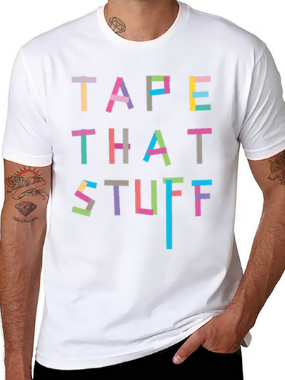 Tape That Stuff T-Shirt - Novelty Graphic Tee