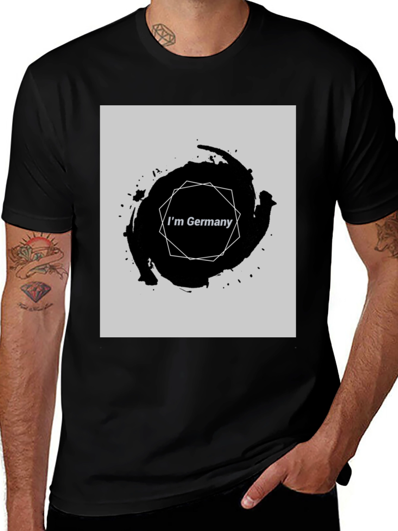 Im Germany T-Shirt - Black Graphic Tee