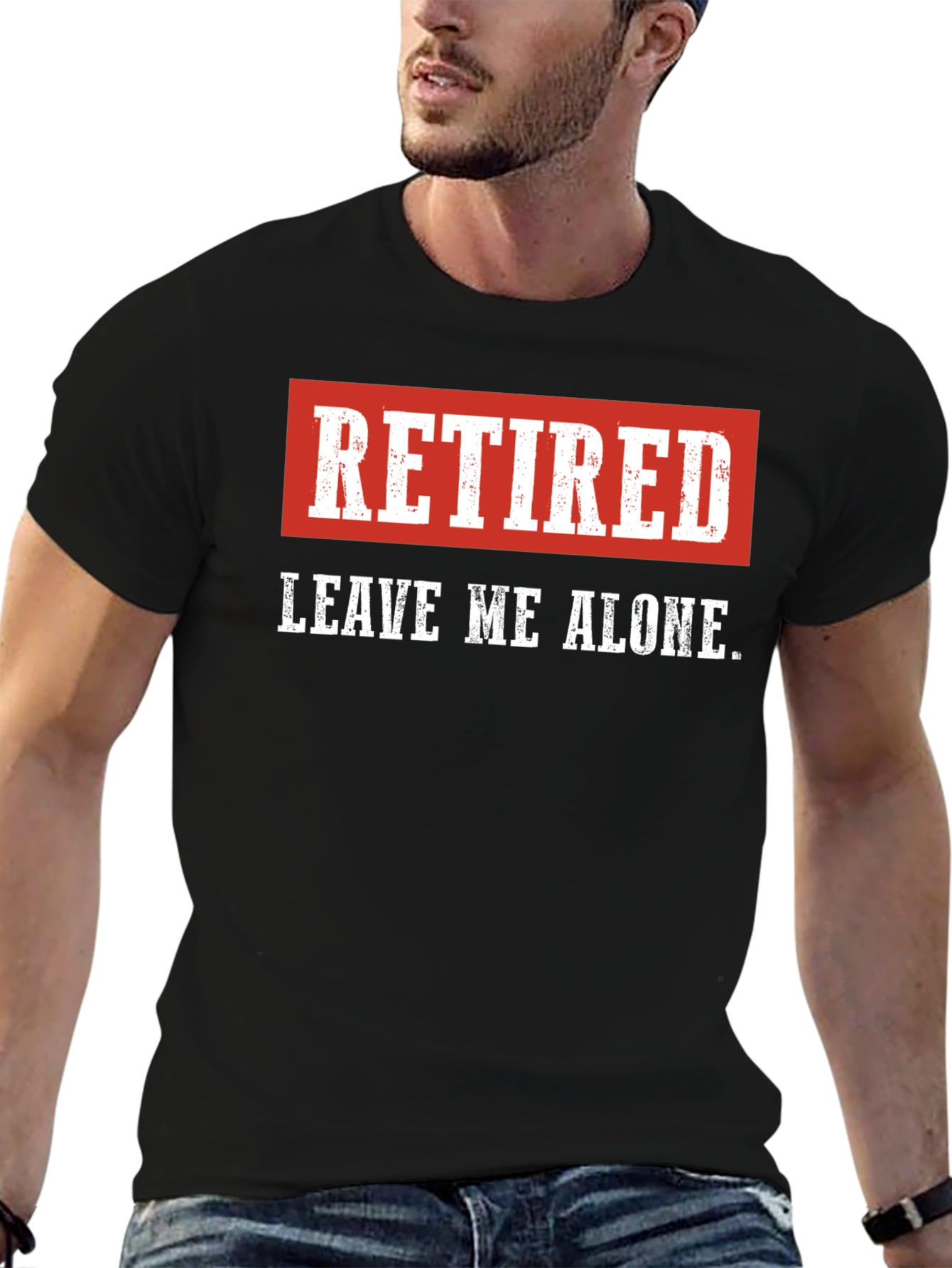 Retired - Leave Me Alone Mens T-Shirt