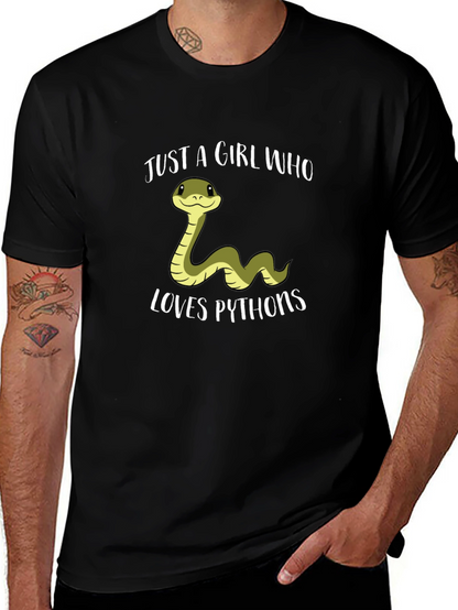 Just A Girl Who Loves Pythons T-Shirt