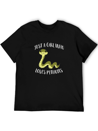 Just A Girl Who Loves Pythons T-Shirt