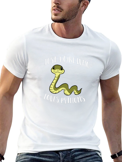 Just A Girl Who Loves Pythons T-Shirt