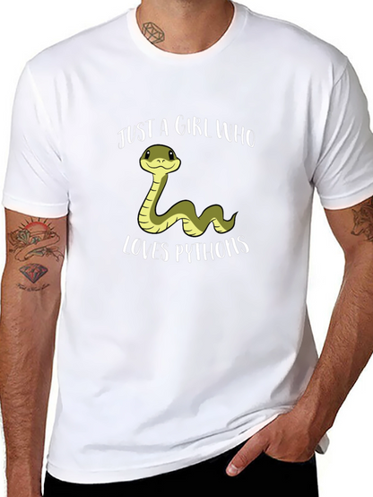 Just A Girl Who Loves Pythons T-Shirt
