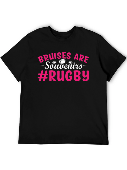 Bruises Are Souvenirs Rugby Graphic T-Shirt