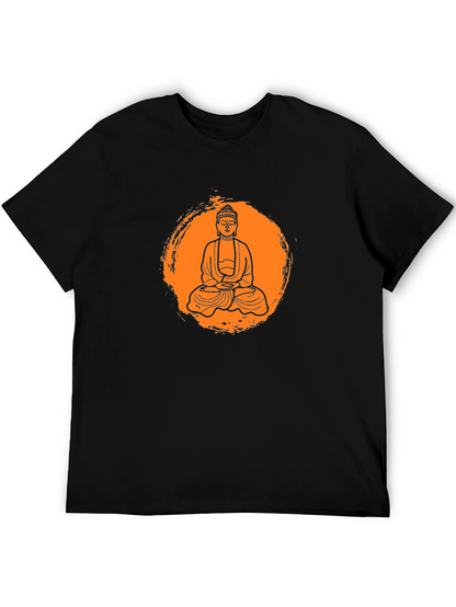 Buddha Graphic T-Shirt - Spiritual Zen Style