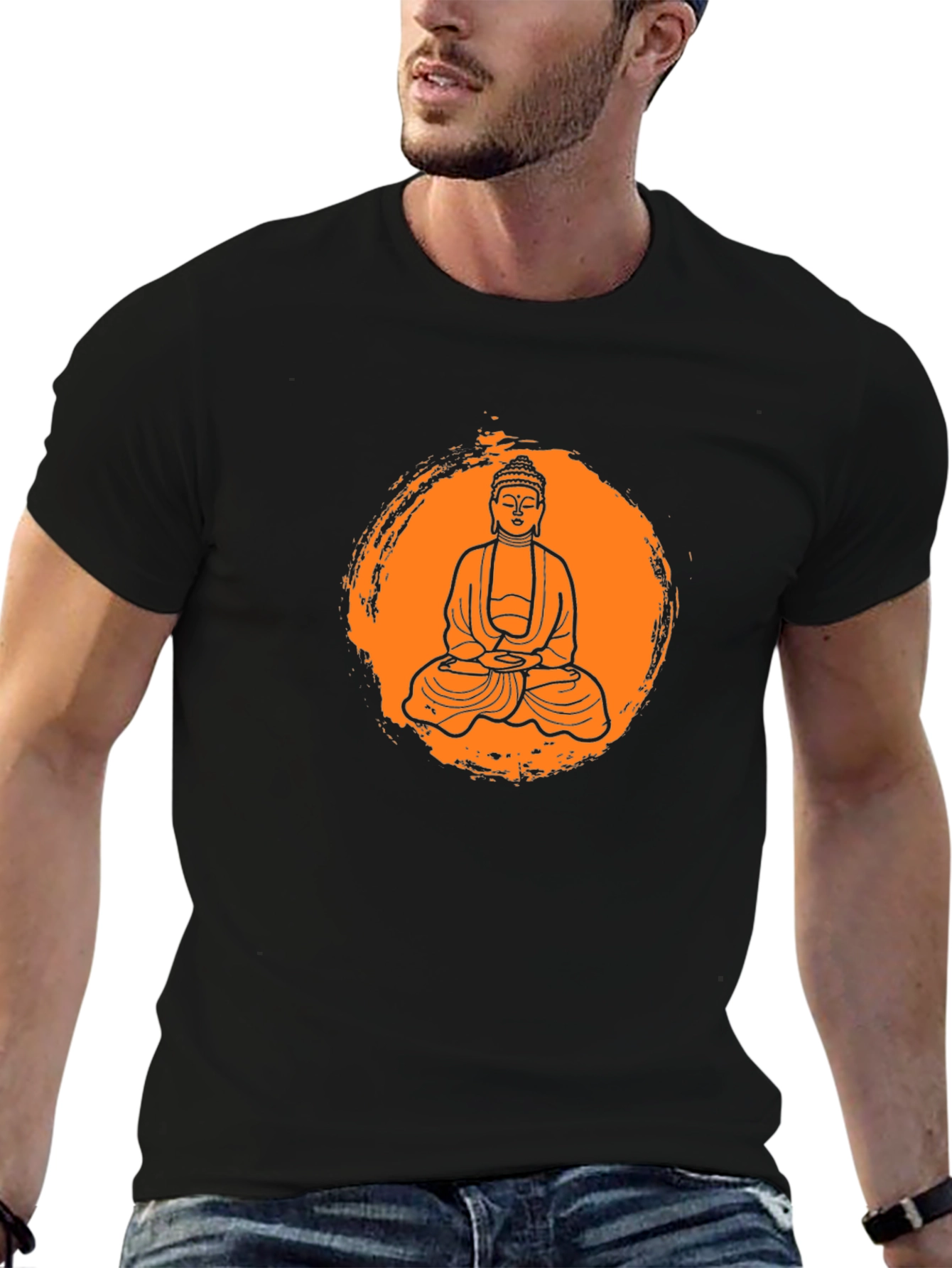 Buddha Graphic T-Shirt - Spiritual Zen Style