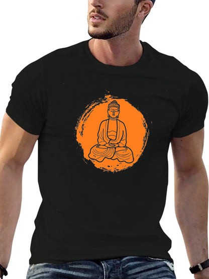 Buddha Graphic T-Shirt - Spiritual Zen Style