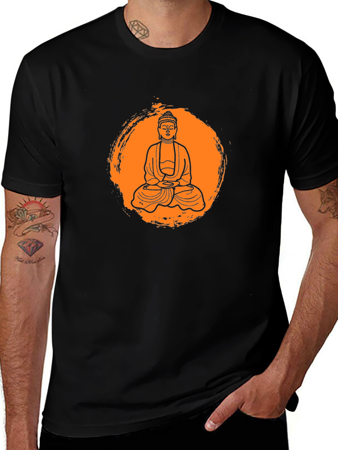 Buddha Graphic T-Shirt - Spiritual Zen Style