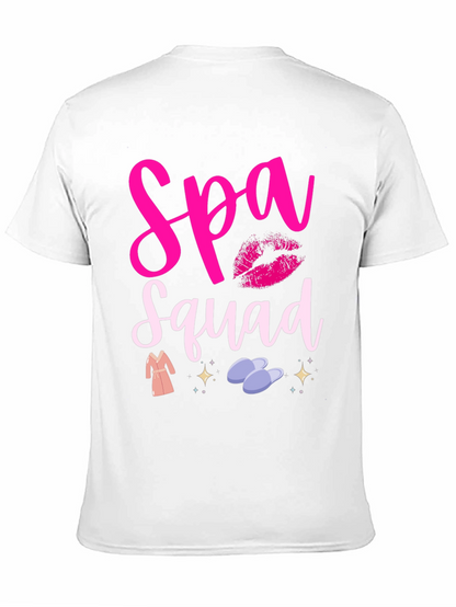 Spa Squad Graphic Tee - Relax in Style
