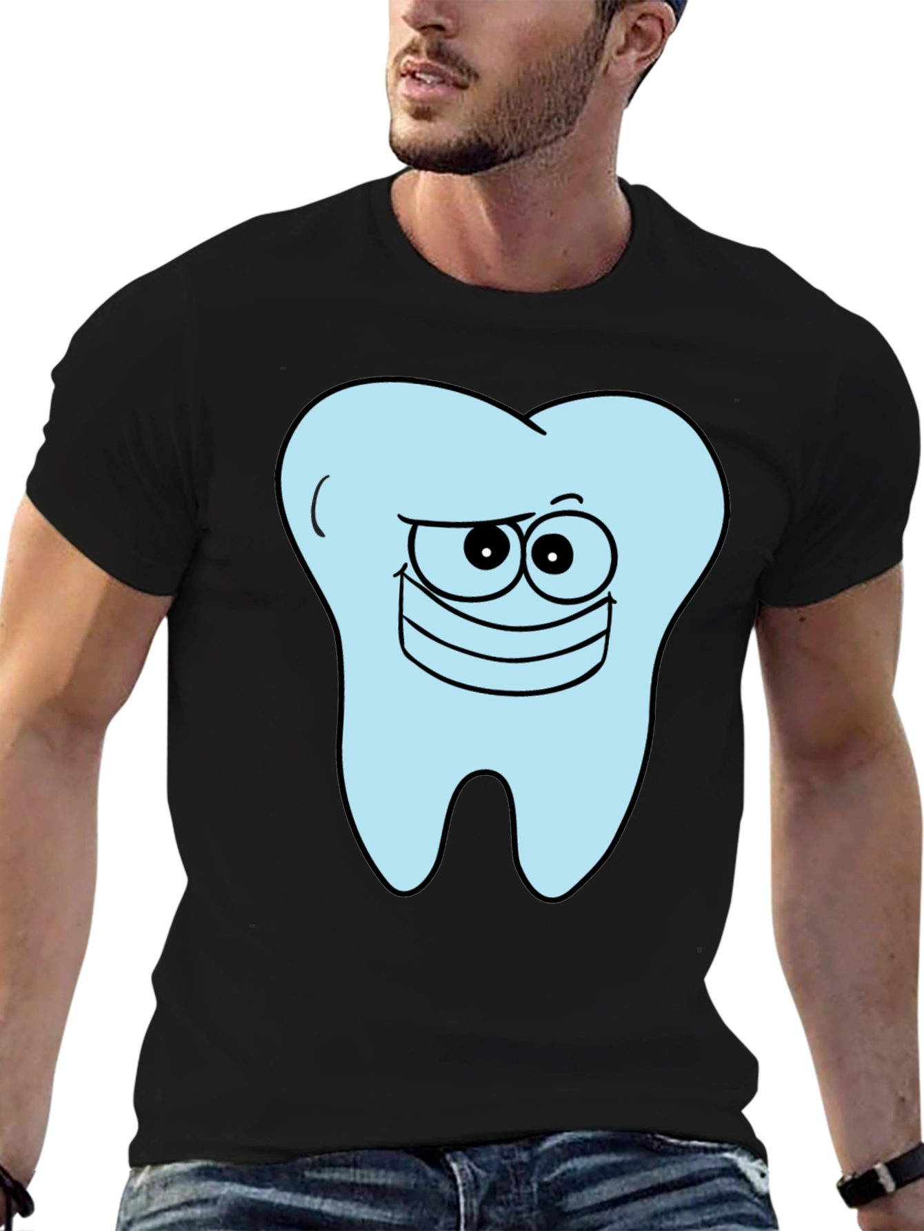 Funny Tooth Graphic T-Shirt