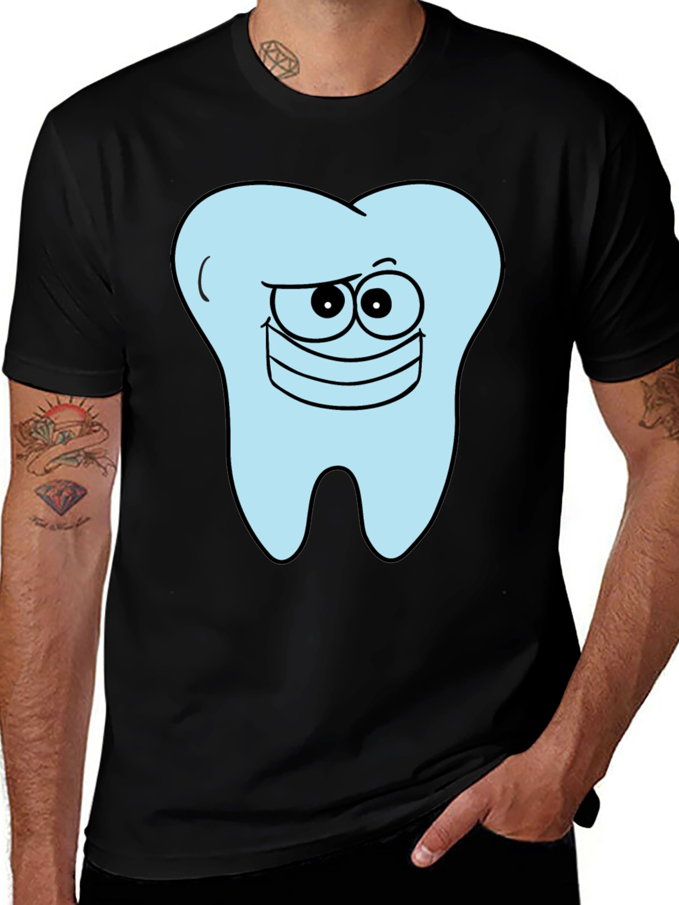 Funny Tooth Graphic T-Shirt